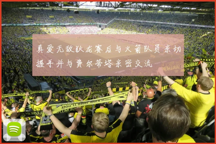 真爱无敌狄龙赛后与火箭队员亲切握手并与费尔蒂塔亲密交流